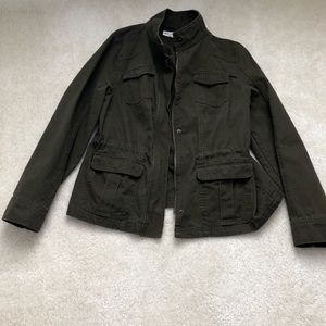 Army green jacket. Only wore once